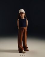 شلوار بگ پارچه‌ای دخترانه