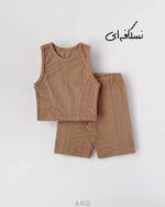 تاپ شلوارک کبریتی نسکافه ای