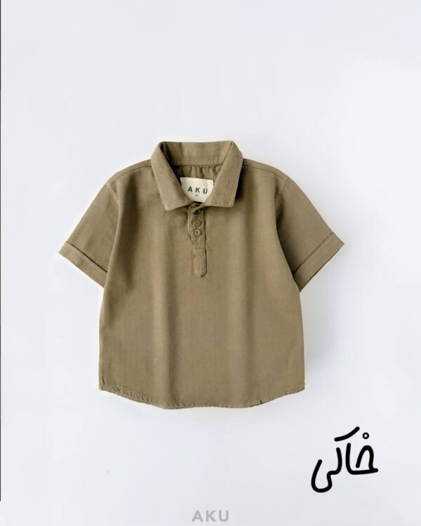 تیشرت بچگانه خاکی