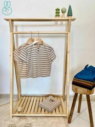 تیشرت شلوارک راه راه