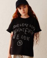 تیشرت مشکی love love (آکو AKU) - Image 3