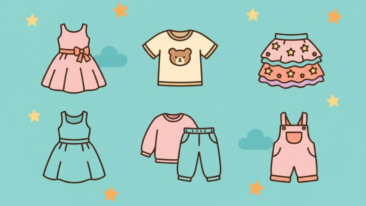 مدل های لباس بچه دخترانه انواع لباس بچه گانه دخترانه