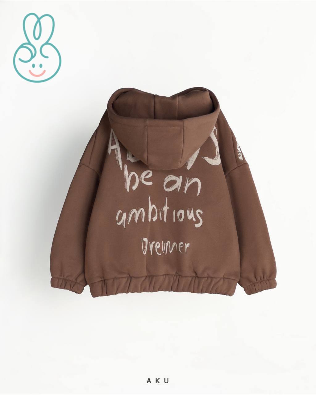 قیمت خرید هودی نیم زیپ داخل کُرک هودی نیم زیپ بچگانه داخل کُرک برند آکو AKU