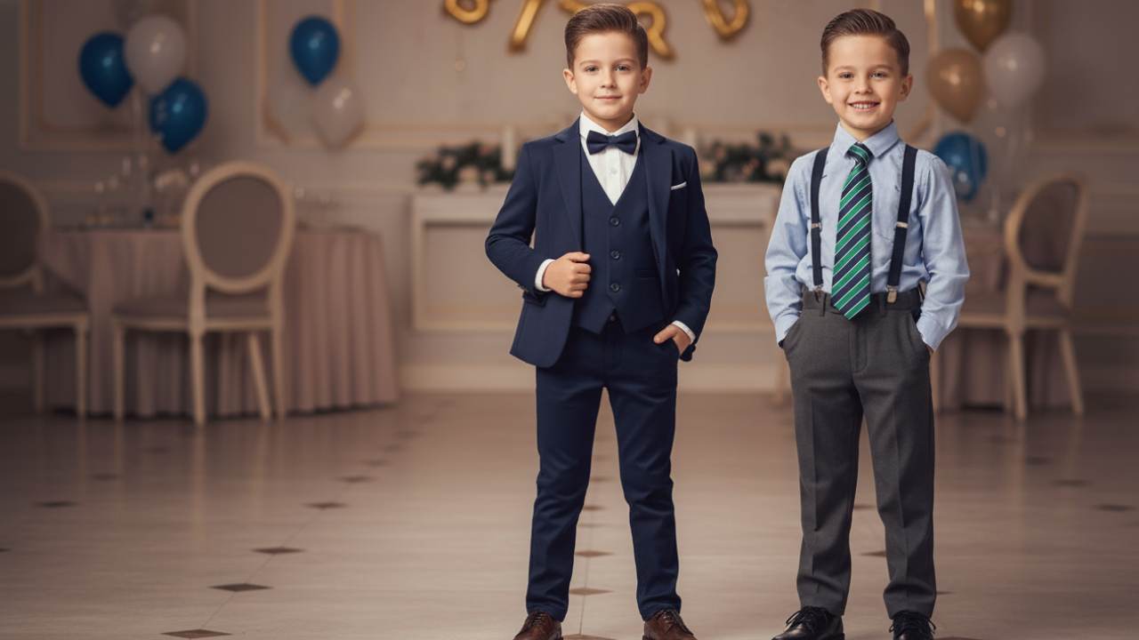 ست کت و شلوار کلاسیک ست کت و شلوار کلاسیک برای لباس مجلسی پسرانه