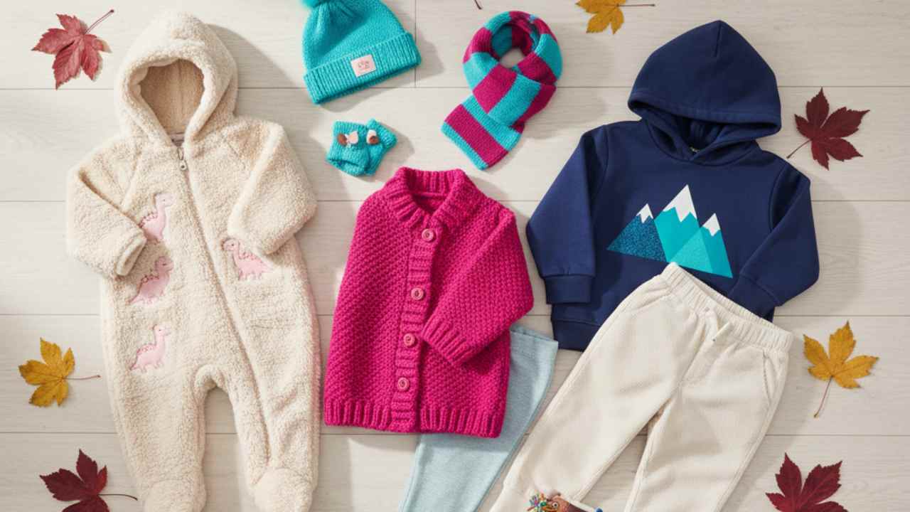 رنگهای شاد و پرانرژی لباس کودکان رنگهای شاد و پرانرژی لباس پاییز و زمستان کودکان