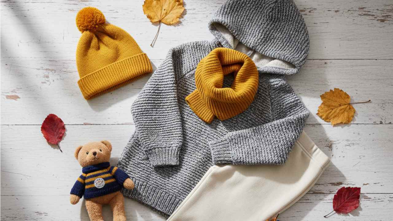 رنگهای زمینهای و خنثی لباس کودکان رنگهای زمینهای و خنثی برای لباس پاییز و زمستان کودکان