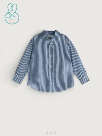 شومیز نخی راه راه درشت آکو