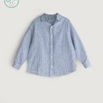 شومیز راه راه ریز آکو