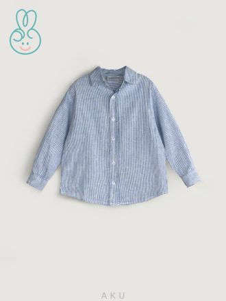 شومیز راه راه ریز آکو