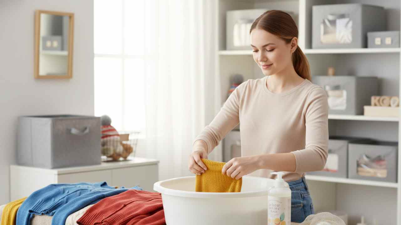 شستشوی پلیور و بافتنیها اصول شستشوی پلیور و بافتنیها