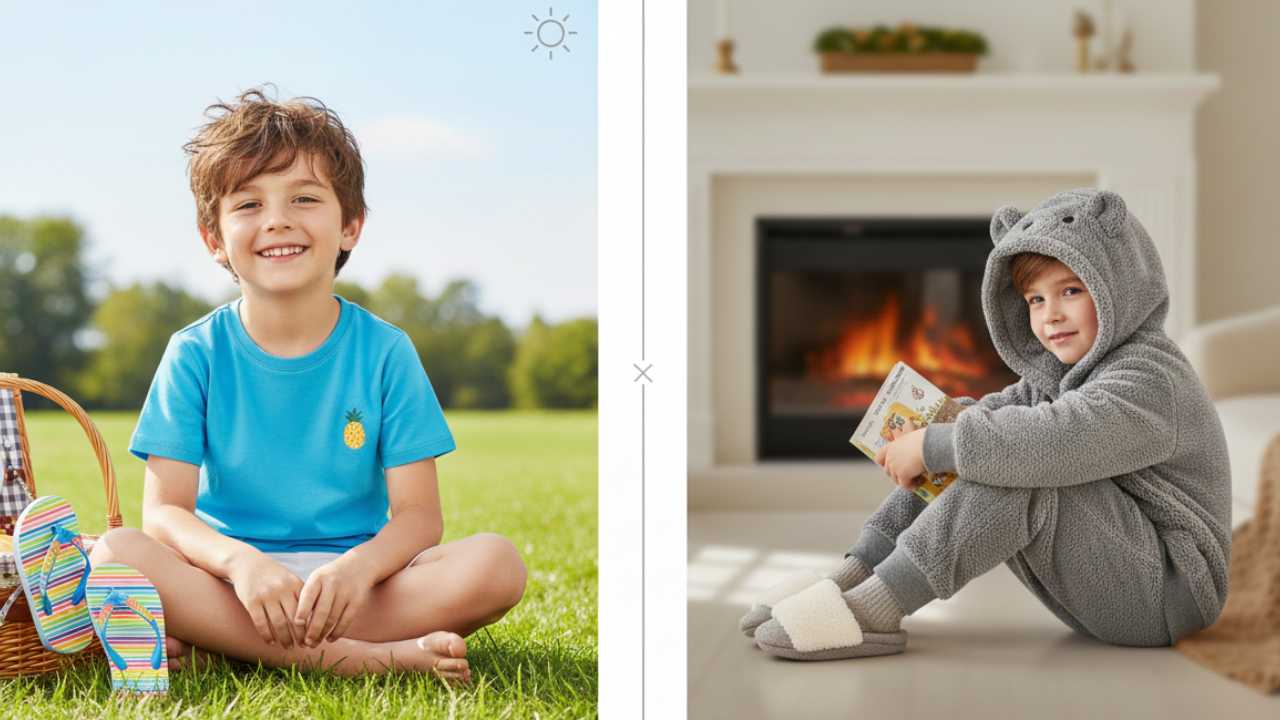 تفاوت لباس راحتی تابستانی و زمستانی تفاوت لباس راحتی تابستانی و زمستانی